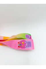 GÖKKUŞAĞI Figürlü Cüzdan Boy Yıldızlı Çocuk Silikon Omuz Çantası