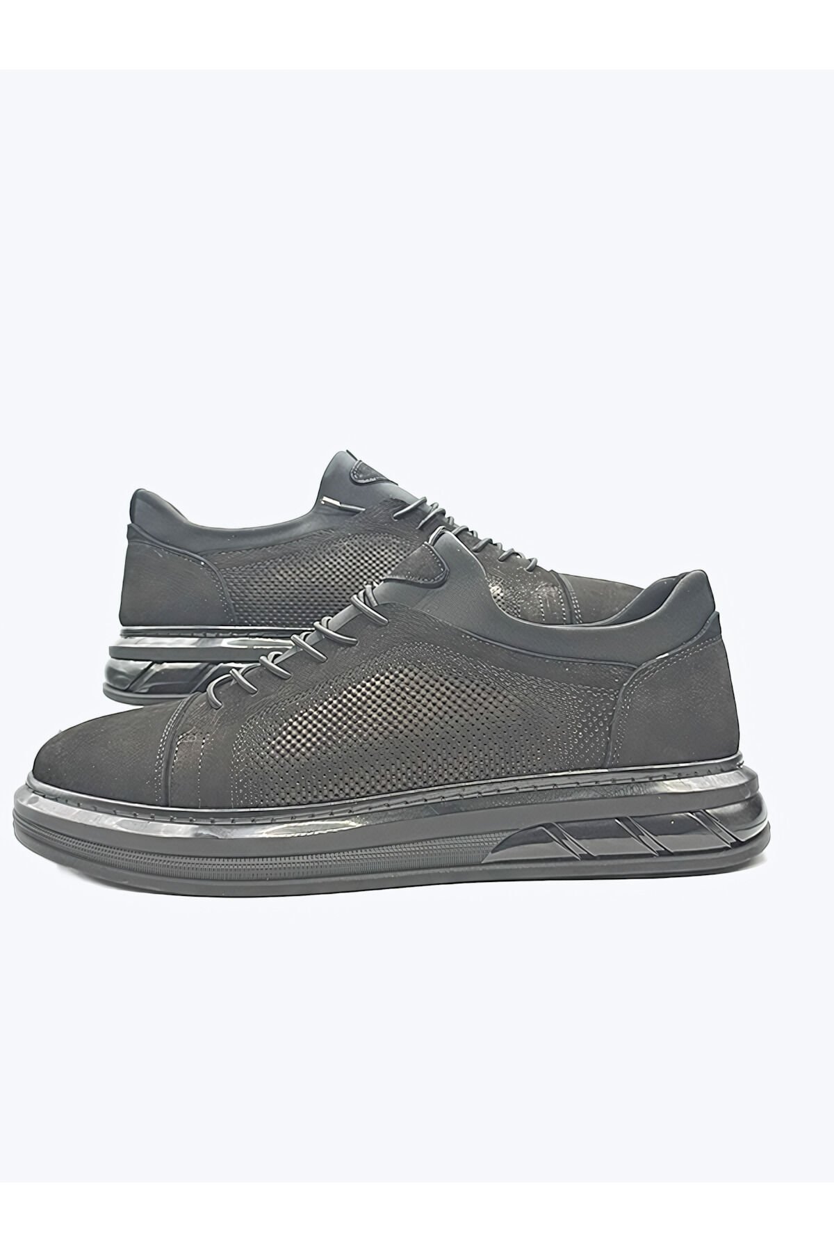 ERKEK Rahat Şık KONFORLU Günlük Casual Siyah Ayakkabı