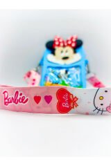 MINNIE MOUSE Figürlü Cüzdan Boy Yıldızlı Çocuk Silikon Omuz Çantası