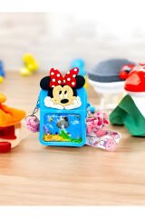 MINNIE MOUSE Figürlü Cüzdan Boy Yıldızlı Çocuk Silikon Omuz Çantası