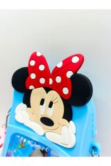 MINNIE MOUSE Figürlü Cüzdan Boy Yıldızlı Çocuk Silikon Omuz Çantası
