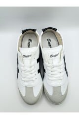 Günlük UNISEX Konforlu Rahat BEYAZ SİYAH SNEAKER AYAKKABI