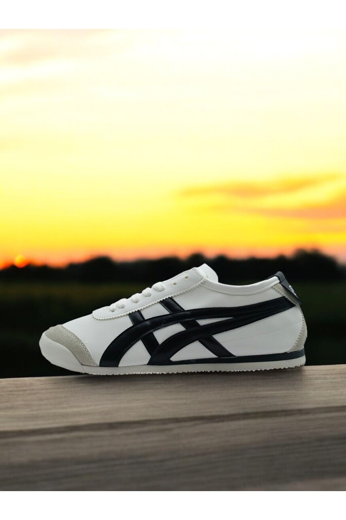 Günlük UNISEX Konforlu Rahat BEYAZ SİYAH SNEAKER AYAKKABI