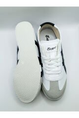 Günlük UNISEX Konforlu Rahat BEYAZ SİYAH SNEAKER AYAKKABI
